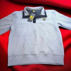 Vegas Golden Knights Quilted Pullover Sweatshirt NHL Hockey